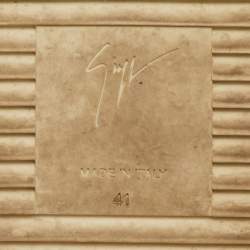 مملوكة مسبقًا حذاء رياضي جوسيبي زانوتي فرانكي منخفض من الجلد المنقوش بكروك أسود مقاس 41