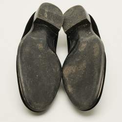 Pre Owned حذاء سليبرز جوسيبي زانوتي "كيفين سموكينغ" سويدي أسود مقاس 44