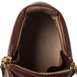Pre Owned Giuseppe Zanotti Brown Leather Double Zip Lace Up Sneakers Size 43