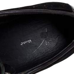 Pre Owned Giuseppe Zanotti Black Velvet Eve Slip On Sneakers Size 40