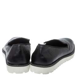 Pre Owned Giuseppe Zanotti Black Leather Slip On Sneakers Size 44