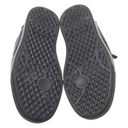 Giuseppe Zanotti Black Croc Embossed Leather London Low Top Sneakers Size 45