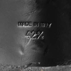 Pre Owned Giuseppe Zanotti Black Velvet Crystal Embellished Smoking Slippers Size 42.5