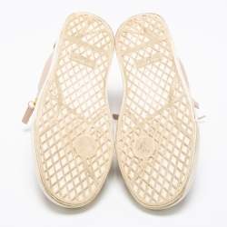 مملوكة مسبقًا Giuseppe Zanotti Beige Leather Low Top Sneakers Size 40