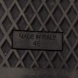 Pre Owned Giuseppe Zanotti Black Croc Embossed Leather Coby High Top Sneakers Size 46