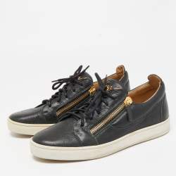Giuseppe Zanotti Dark Green Low Top Sneakers Size 43