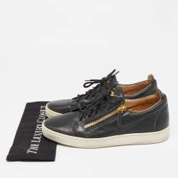 Giuseppe Zanotti Dark Green Low Top Sneakers Size 43
