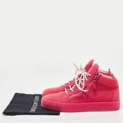 Giuseppe Zanotti Two Tone Suede Kriss High Top Sneakers Size 43