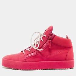 Giuseppe Zanotti Two Tone Suede Kriss High Top Sneakers Size 43