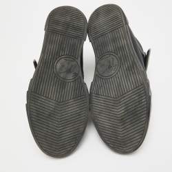 مملوكة مسبقًا Giuseppe Zanotti Black Matte Leather High Top Sneakers 44