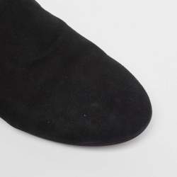 Giuseppe Zanotti Black Suede Kevin Smoking Slippers Size 44
