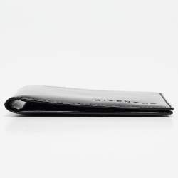 Givenchy Black Glossy Leather Bifold Compact Wallet