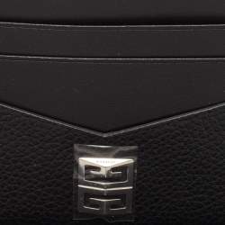 Givenchy Black Leather 4G Card Holder