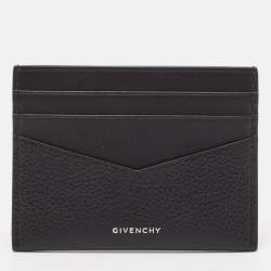 Givenchy Black Leather 4G Card Holder