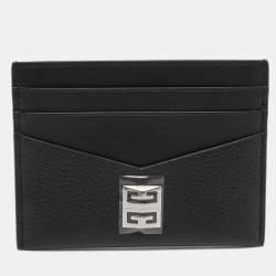 Givenchy Black Leather Card Holder