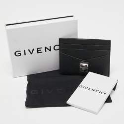 Givenchy Black Leather Card Holder