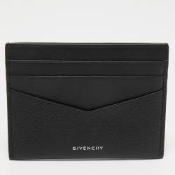Givenchy Black Leather Card Holder