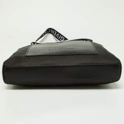 Givenchy Deep Green/Black Nylon and Leather Messenger Bag