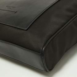 Givenchy Deep Green/Black Nylon and Leather Messenger Bag