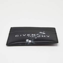 Givenchy Black Leather Logo Card Holder