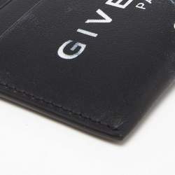 Givenchy Black Leather Logo Card Holder