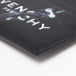 Givenchy Black Leather Logo Card Holder