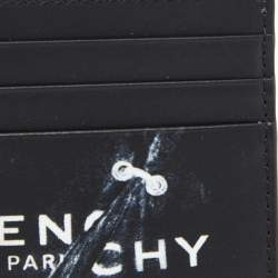 Givenchy Black Leather Logo Card Holder