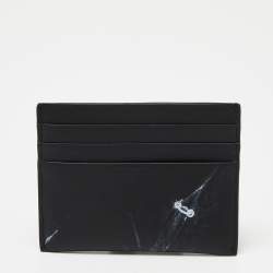 Givenchy Black Leather Logo Card Holder