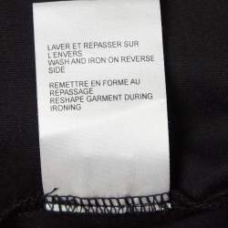 Pre Owned Givenchy Black HDG Print Cotton T-Shirt S