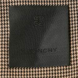 Givenchy Brown Houndstooth Single Breasted Blazer S