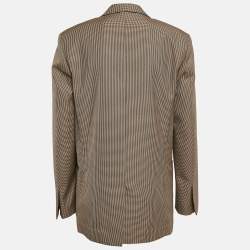 Givenchy Brown Houndstooth Single Breasted Blazer S