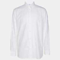 Givenchy White Cotton Button Front Shirt L