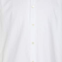 Givenchy White Cotton Button Front Shirt L