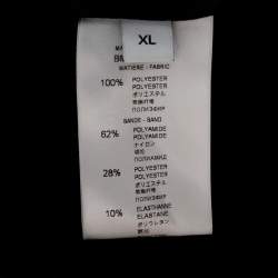Pre Owned Givenchy Black Side Logo Tape Detail Jogging Pants XL