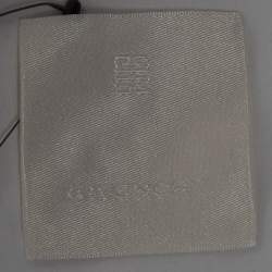 Pre Owned Givenchy White Logo Printed Cotton Oversized Fit T-Shirt L