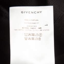 Pre Owned Givenchy Black Jacquard Cotton Long Sleeve Shirt XXL