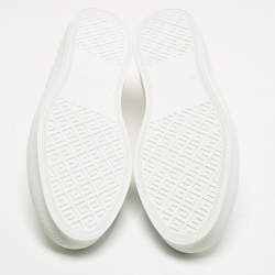 Pre Owned Givenchy City Sport Size 43 White/Yellow Leather Low Top Sneakers