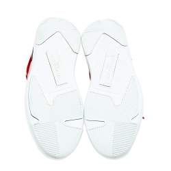 مملوكة مسبقًا حذاء رياضي غيفنشي وينج فينيل أحمر عنق منخفض مقاس 42