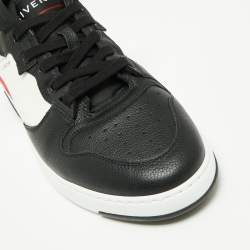 Givenchy White/Black  Leather Runner Lace-Up Sneakers Size 43