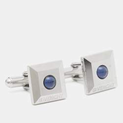 Givenchy Resin Silver Tone Cufflinks