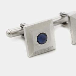 Givenchy Resin Silver Tone Cufflinks