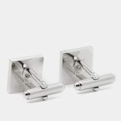 Givenchy Resin Silver Tone Cufflinks