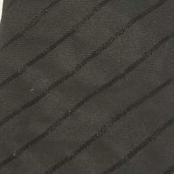 Pre Owned Givenchy Black Patterned Silk Tie