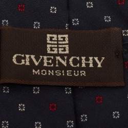 مملوكة مسبقًا Givenchy Monsieur Vintage Printed Silk Tie
