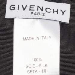 مملوكة مسبقًا Givenchy Black Silk Skinny Tie