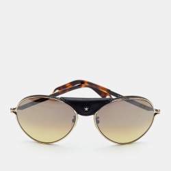 مملوكة مسبقًا Givenchy Two Tone/Brown Gradient SGVA53 Aviator Sunglasses