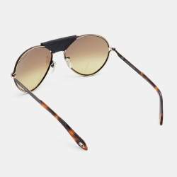 مملوكة مسبقًا Givenchy Two Tone/Brown Gradient SGVA53 Aviator Sunglasses