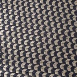 Givenchy Vintage Grey & Cream Jacquard Silk Tie