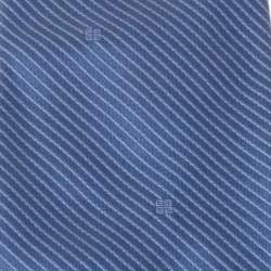 Givenchy Blue Striped Logo Silk Tie