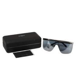 Givenchy Silver Tone/Silver Mirrored GV 7117/S Shield Sunglasses